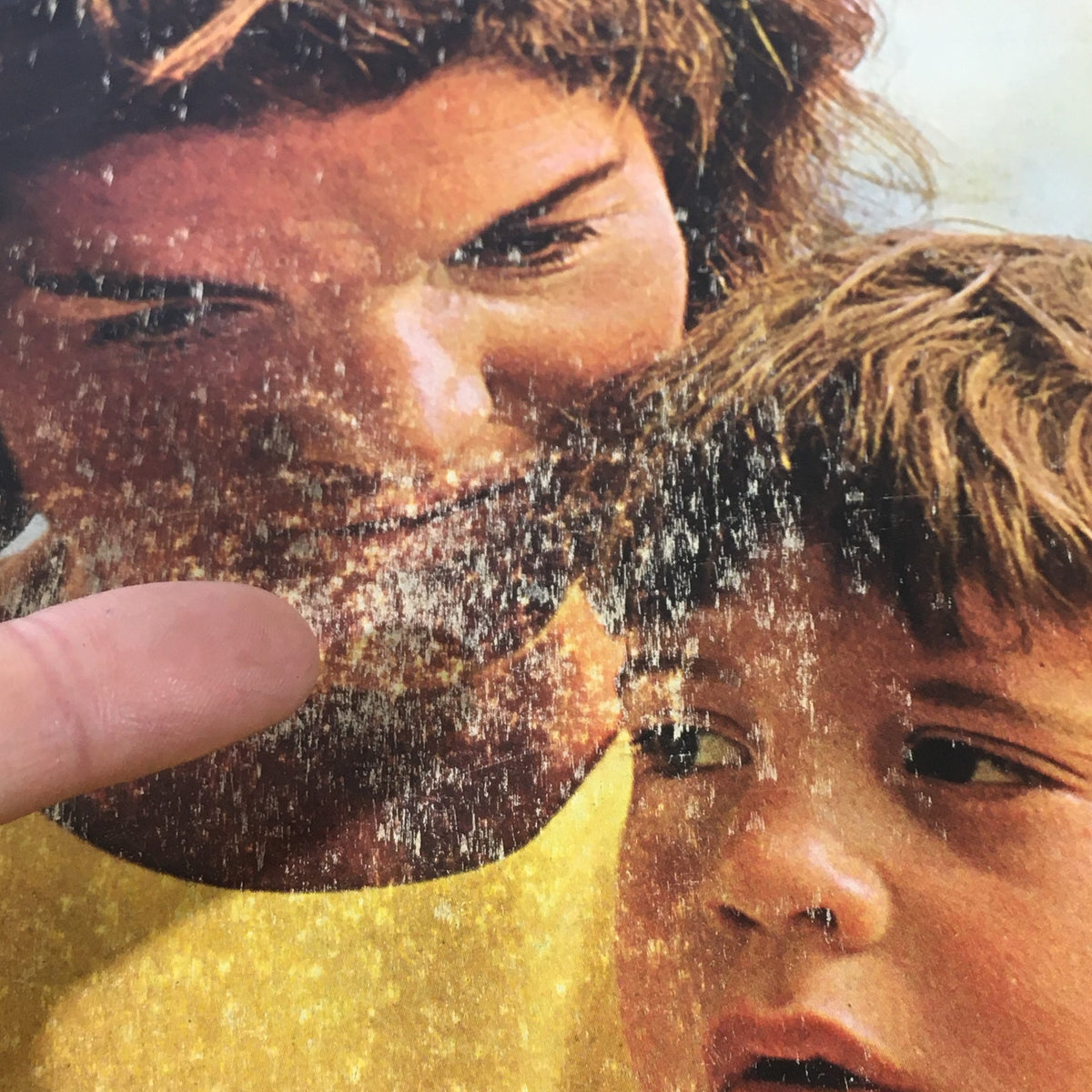 Detailed close-up of Jackie Kennedy and John Jr. on the cover of the November 17, 1964 Look Magazine.