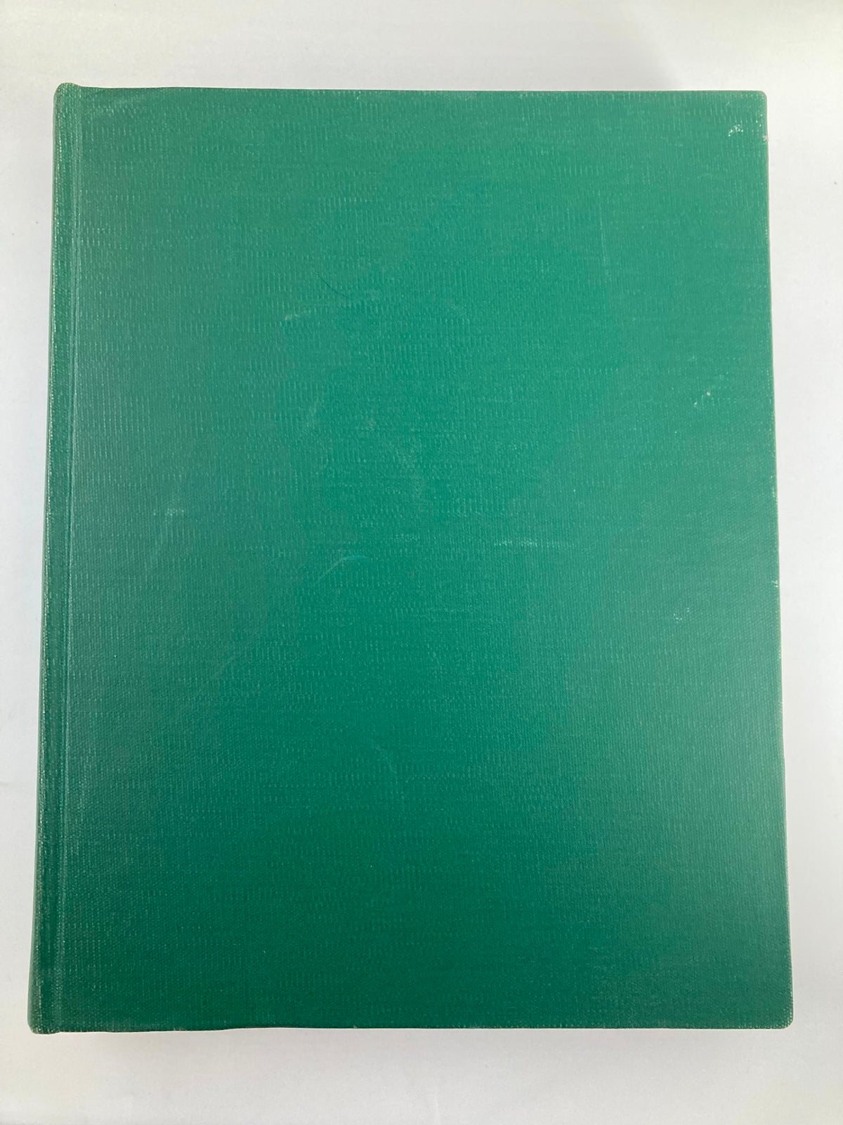 Flat view of the cover of Esquire library bound magazine January - June 1968, displaying its pristine green cover without any visible markings.