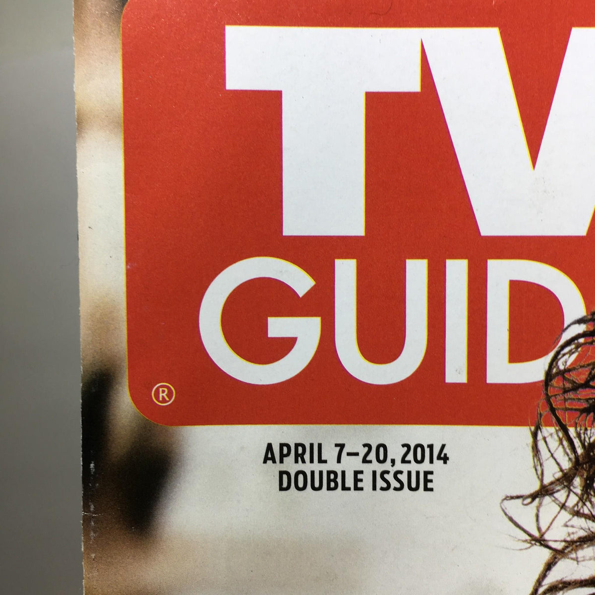 Cover page of TV Guide April 7-20 2014 Double Issue Game Of Thrones Kit Harington Cover, highlighting the issue title and release dates.