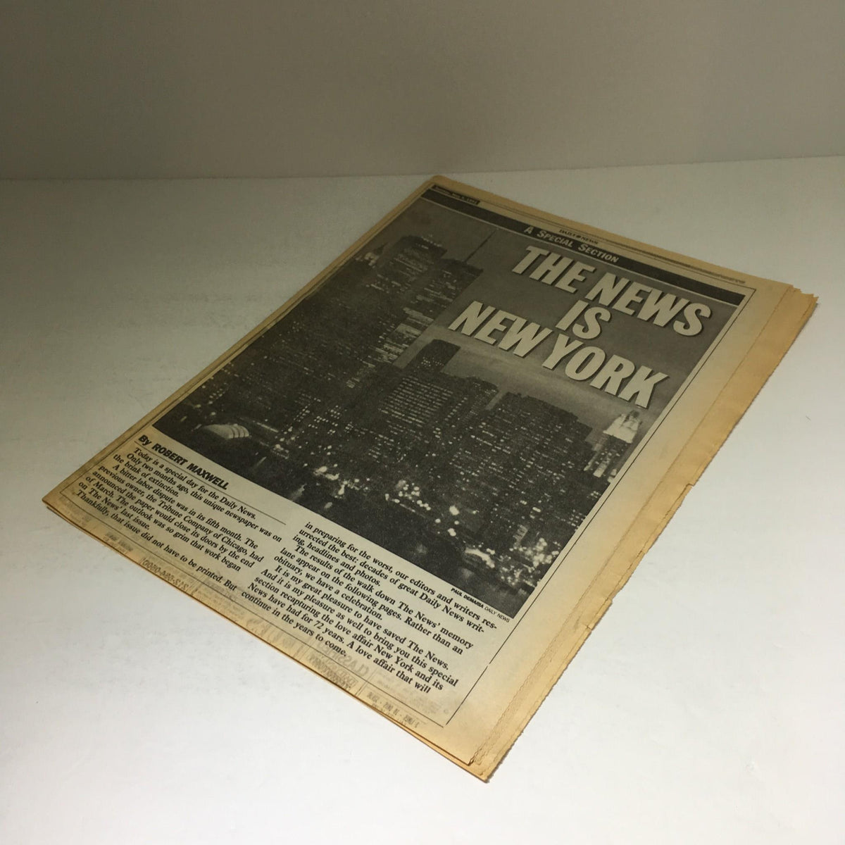 A prominent internal page of the New York Daily News from May 5, 1991, with the heading 'The News Is New York.' This section provides a deep dive into significant events occurring in the city, enhancing the historical context of the publication.