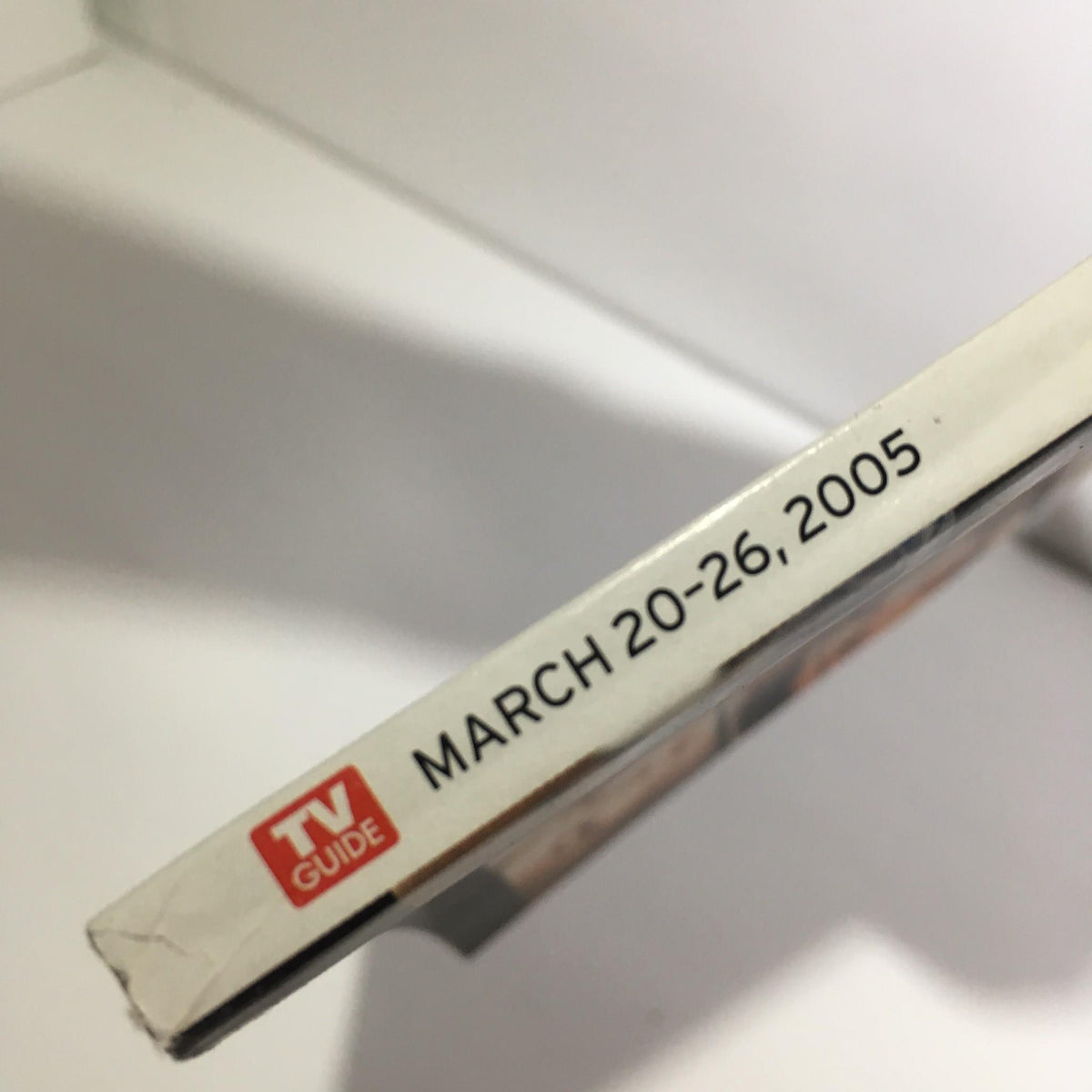 Side view of the TV Guide dated March 20-26, 2005 with the publication date clearly displayed.