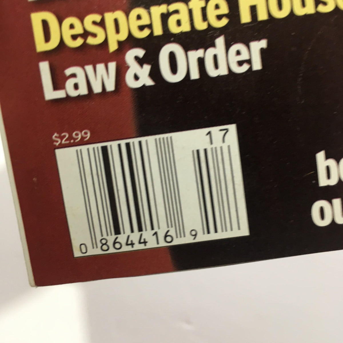 Close-up of the barcode and price tag from the TV Guide, which is part of the 'TV Guide April 24-30 2005 Kiefer Sutherland Sneak Preview Cover'.