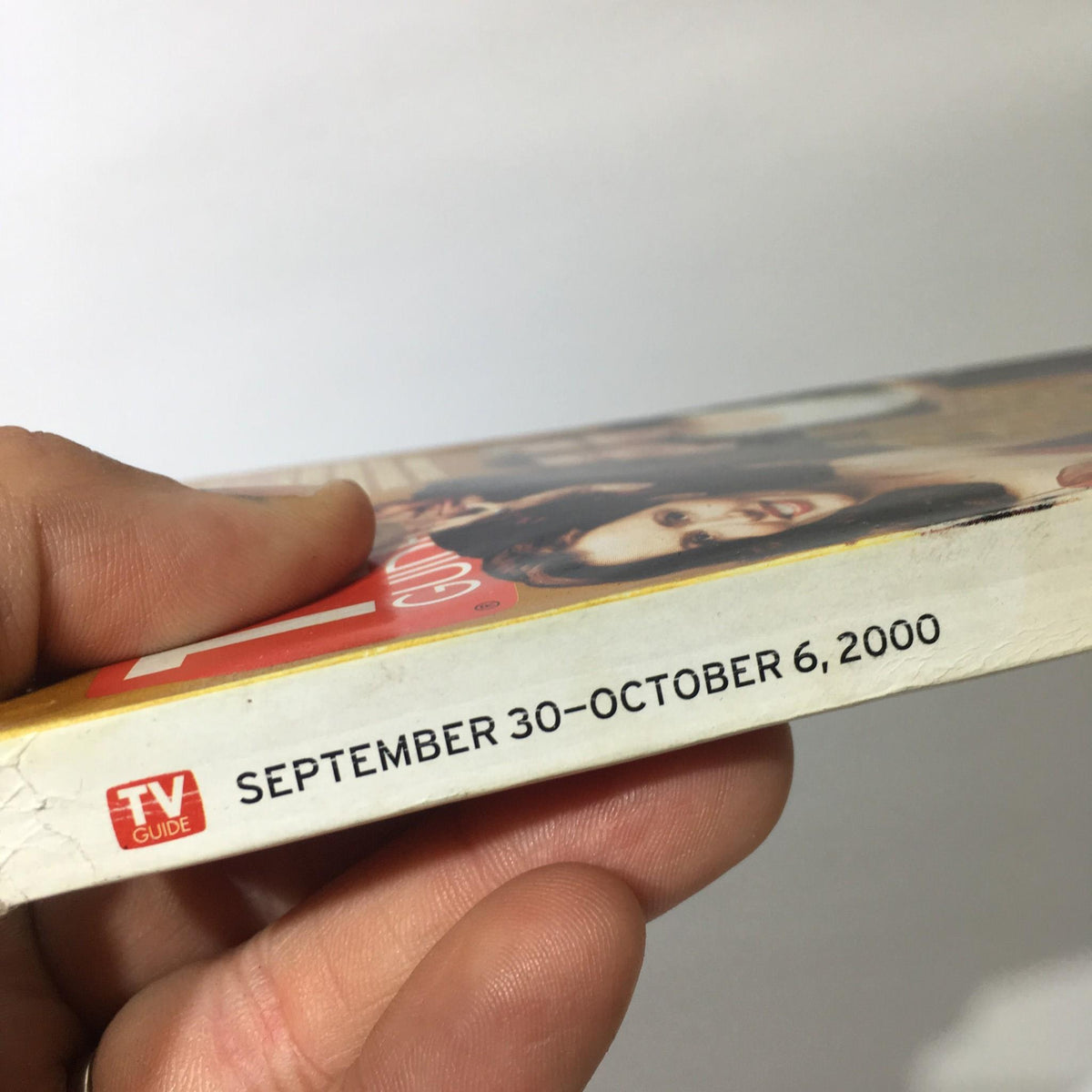 Spine of the TV Guide September 30 to October 6, 2000, detailing the publication date and recognizable TV Guide logo.