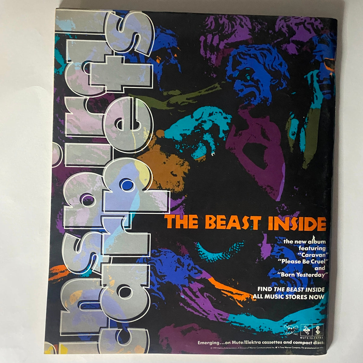 Alternative Press Magazine 1991 Daniel Ash Coming Down to Earth No Label