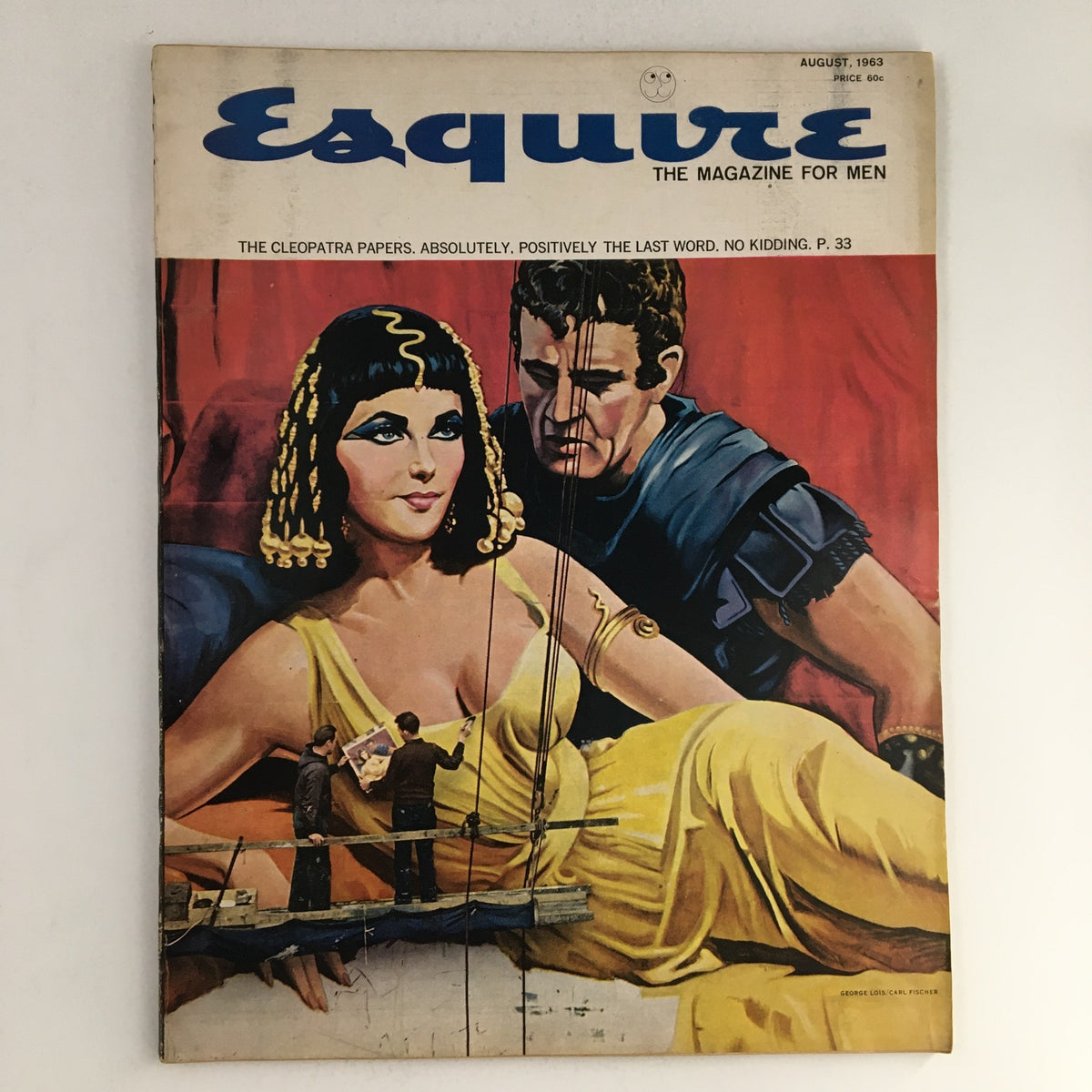 Esquire Magazine August 1963 The Cleopatra Papers, The Last Word No Label