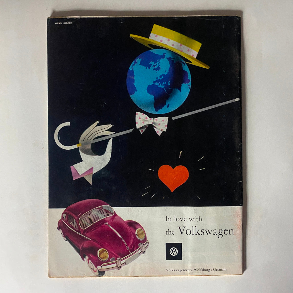 Page of VTG Time Magazine December 26, 1955 Vol 66 No. 26 featuring an advertisement for Volkswagen.