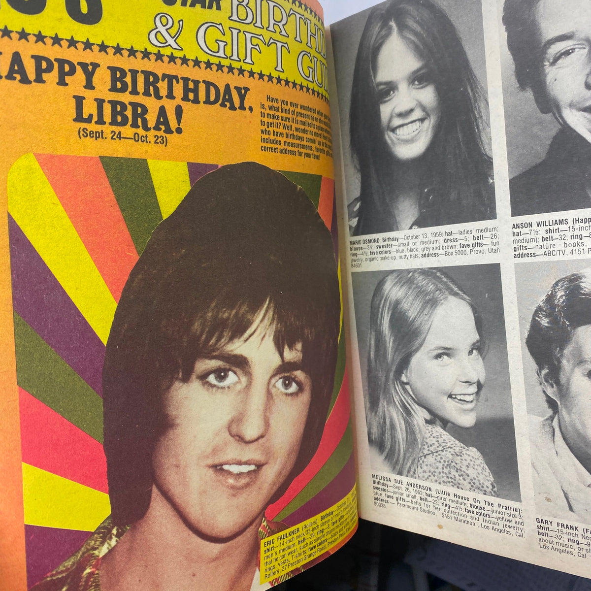 Vintage 16 Magazine November 1976 Barry Manilow, David Soul w Poster No Label