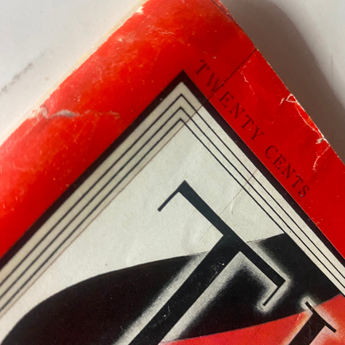 Close-up of the vintage Time Magazine spine indicating 'Twenty Cents', dated June 9, 1952, Vol 59 No. 23, featuring Kurt Schumacher.