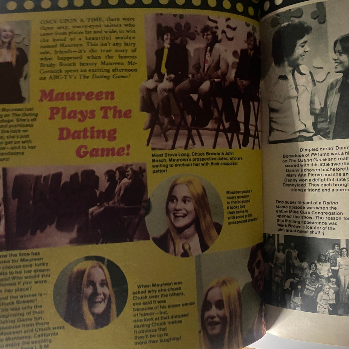 Vintage 16 SPEC Magazine October 1973 Donny Osmond VG w Poster No Label