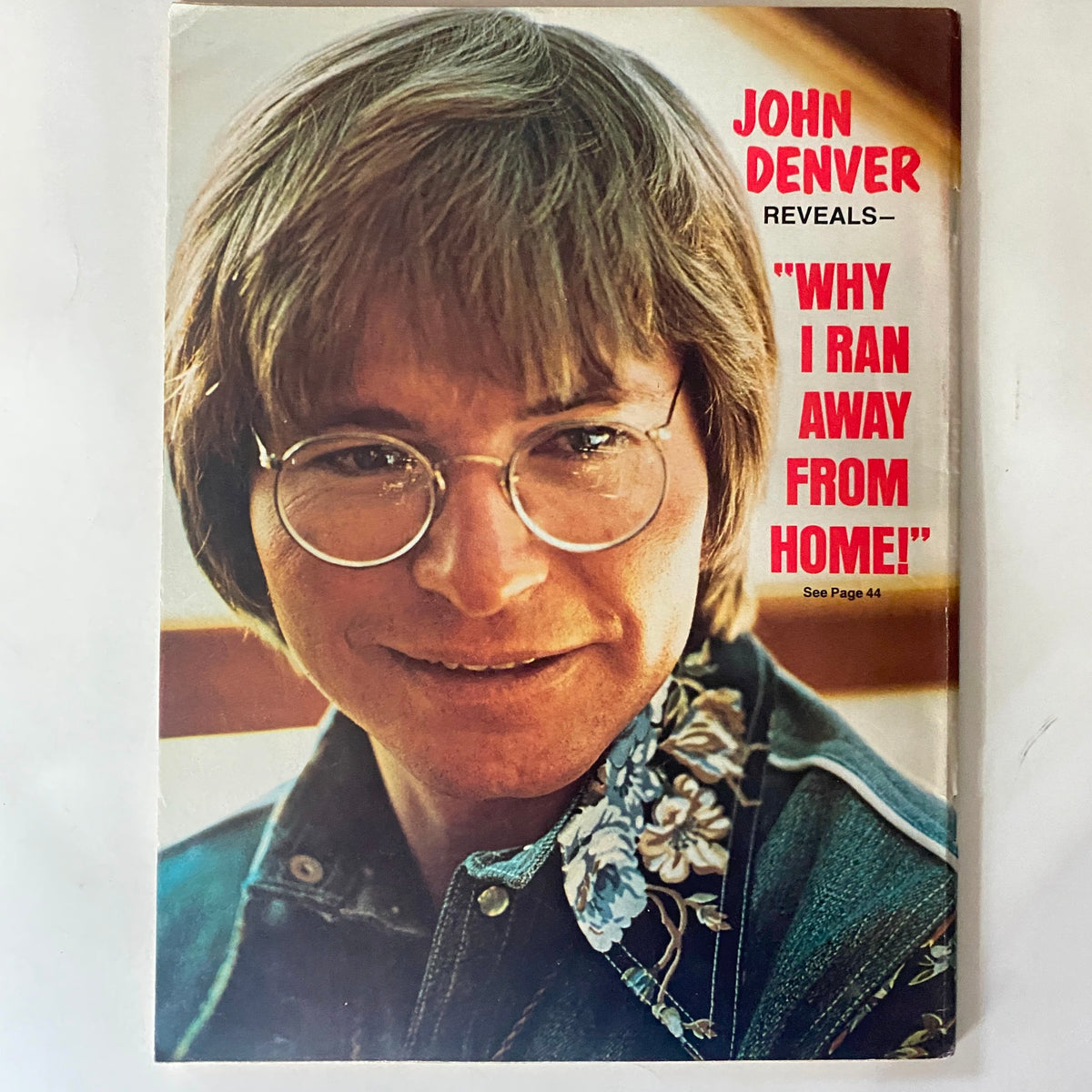 Vintage 16 Magazine October 1975 Elton John, Vince Pan Patten VG w Poster