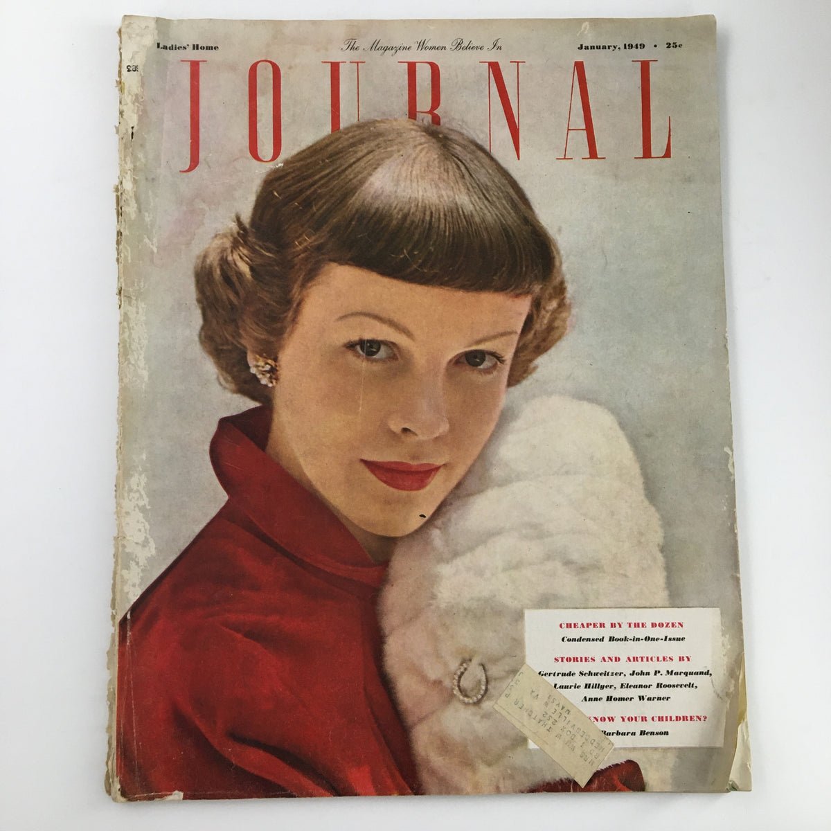 Ladies' Home Journal Magazine January 1949 Cheaper By The Dozen Condensed Book