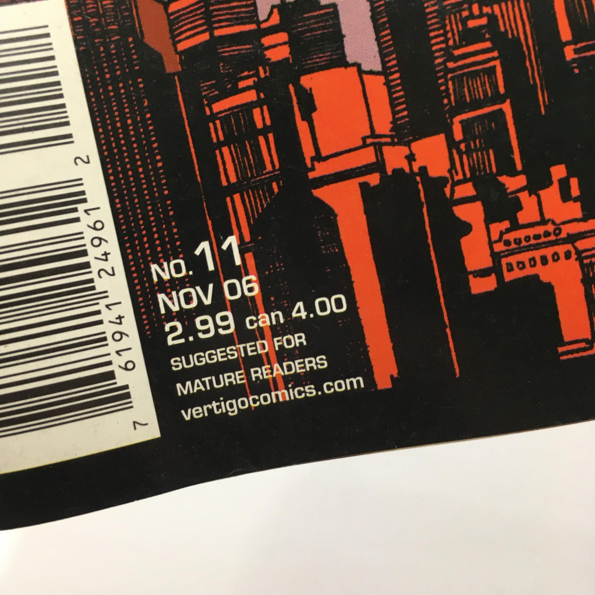 DMZ #11 Vertigo Brian Wood & Kristian Donaldson Zee, NYC