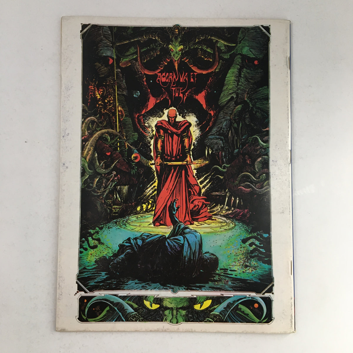 Cover page of Heavy Metal Magazine May 1977, showcasing vivid artwork with a central character in a dramatic pose, surrounded by fantastical elements emblematic of the magazine's genre.