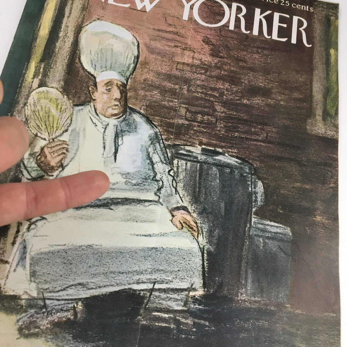 The New Yorker Magazine August 8 1959 Theme Cover by Perry Barlow No Label