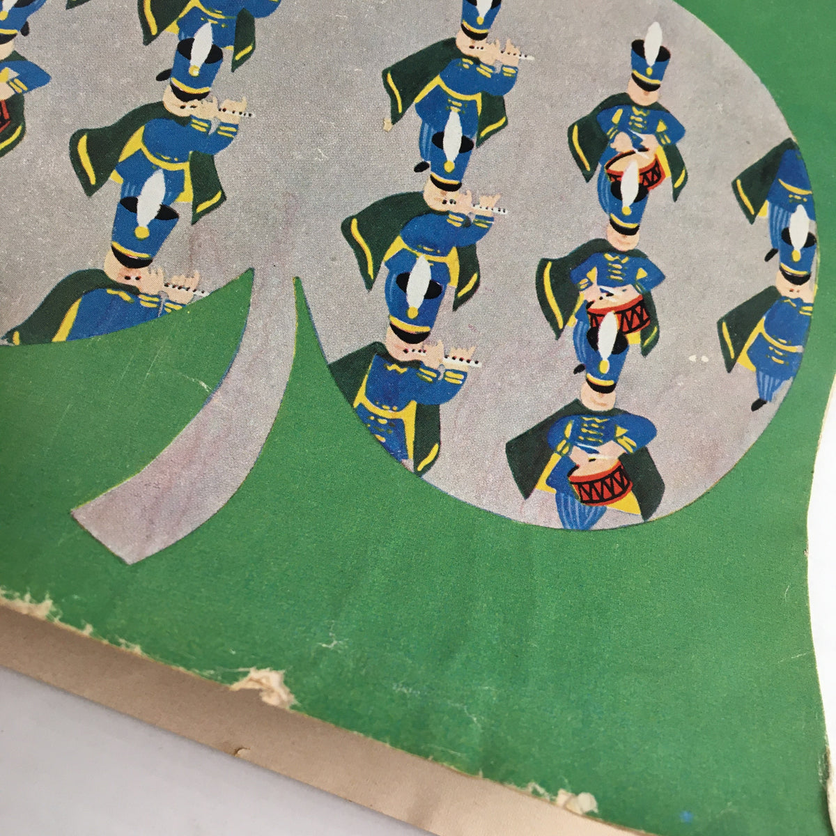 Detailed shot of the cover illustration of The New Yorker Magazine March 15 1952, highlighting the vibrant colors and patterns.