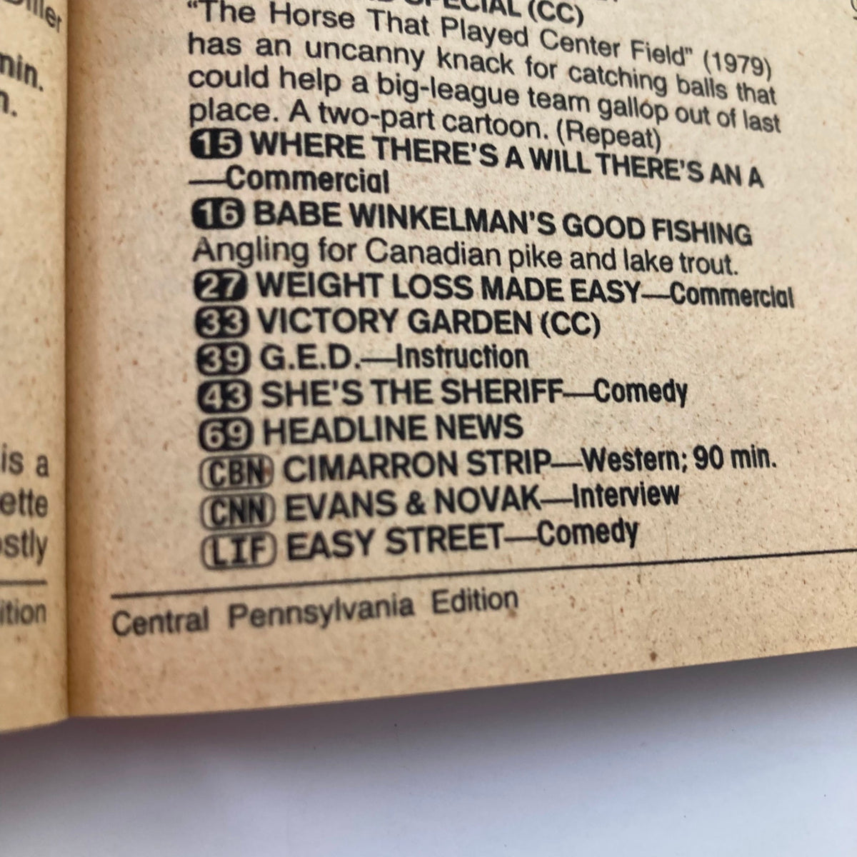 TV Guide Magazine March 4 1989 Central Pennsylvania Edition showing the television schedule and program listings for that week.
