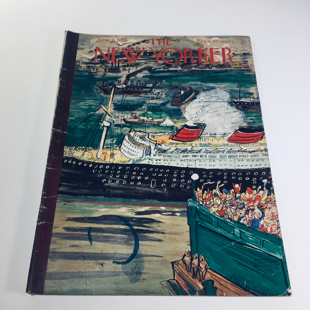 The New Yorker, June 9, 1951: Full magazine featuring a theme cover by Abe Birnbaum