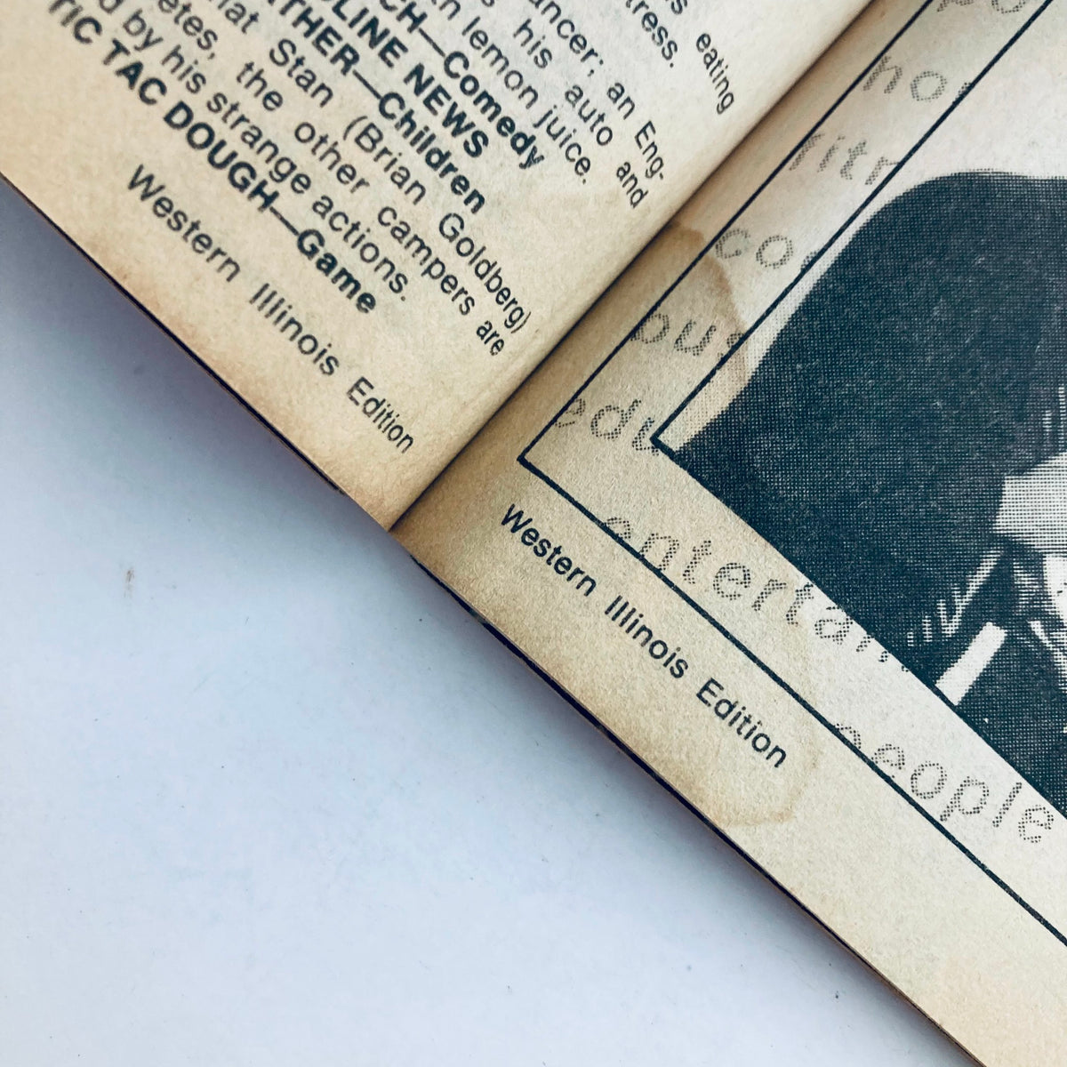 Interior pages of TV Guide Magazine August 20 1983, highlighting entertainment content and show descriptions. The image shows the magazine's Western Illinois Edition with programming notes and a vintage television layout.