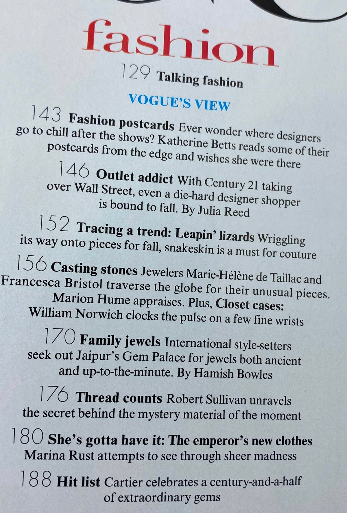 Vogue Magazine April 1997 Shalom Harlow, Amber Valletta, Carolyn Murphy No Label
