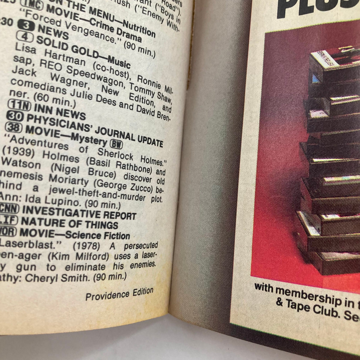 Inside page of TV Guide Magazine December 15 1984, showcasing programming schedule including features on Solid Gold music and various shows.