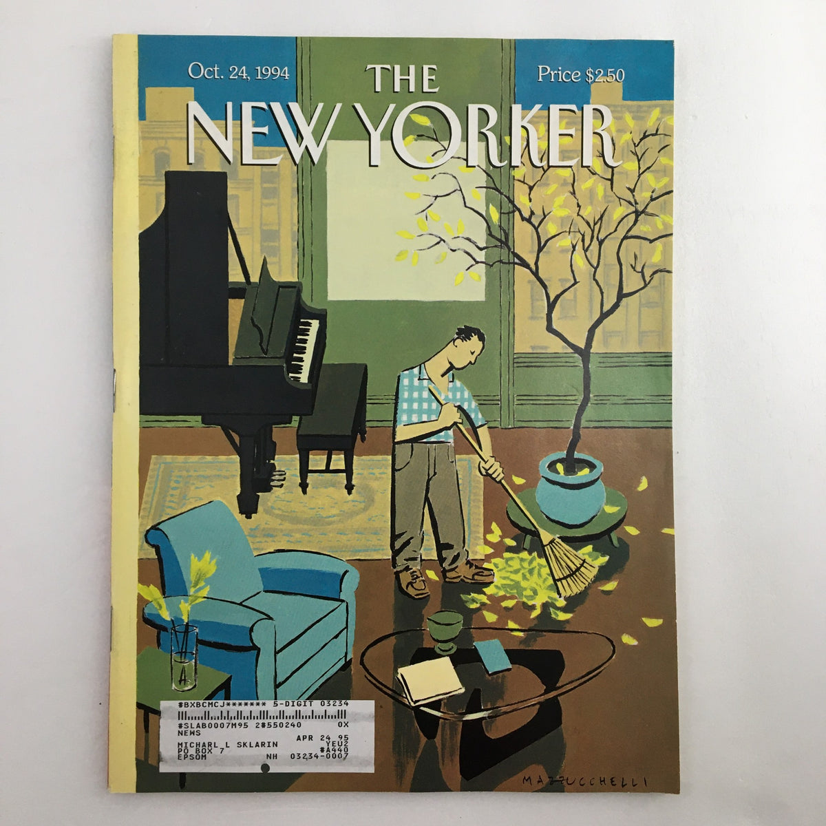 The New Yorker Full Magazine October 24 1994 Fall by David Mazzucchelli