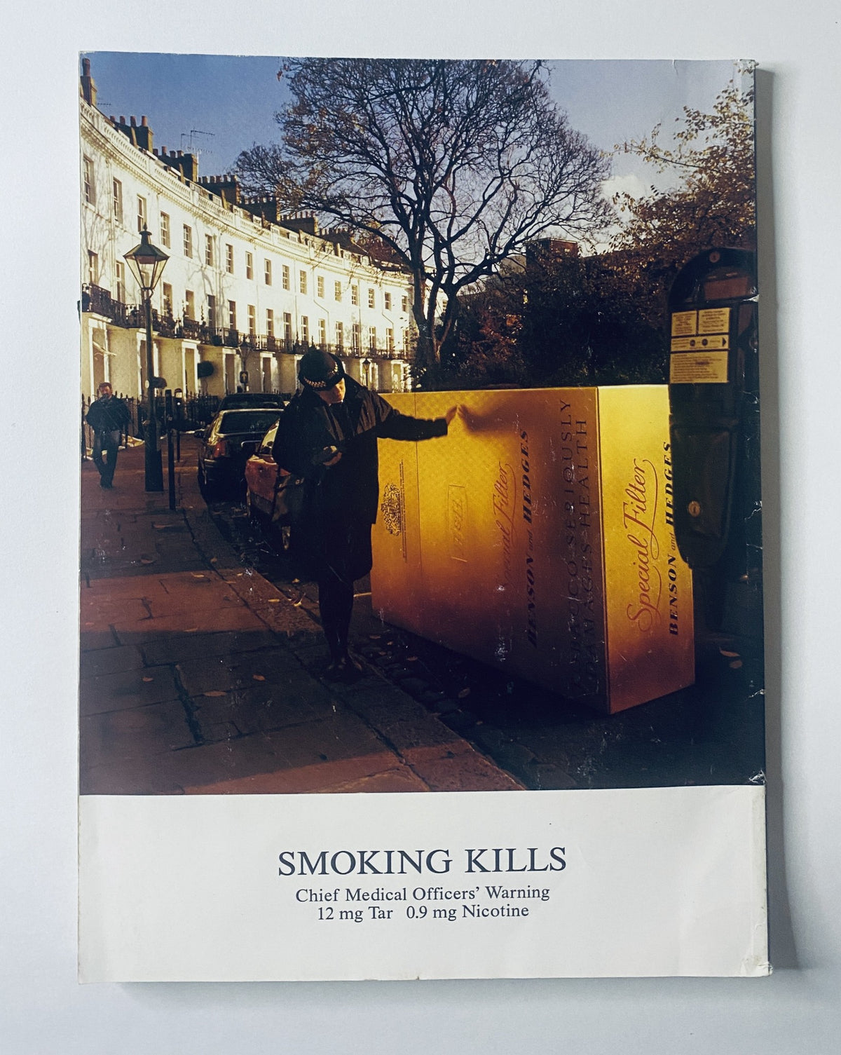 Back cover of Car Magazine March 1997 displaying an advertisement with a smoking warning, reinforcing the health risks associated with smoking.