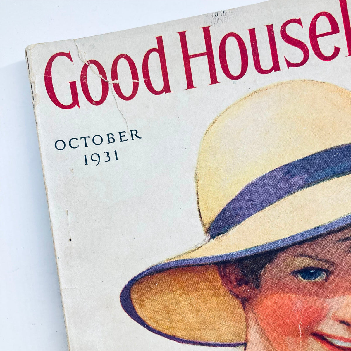 Vintage Good Housekeeping Magazine October 1931 The First French Fashions No Label