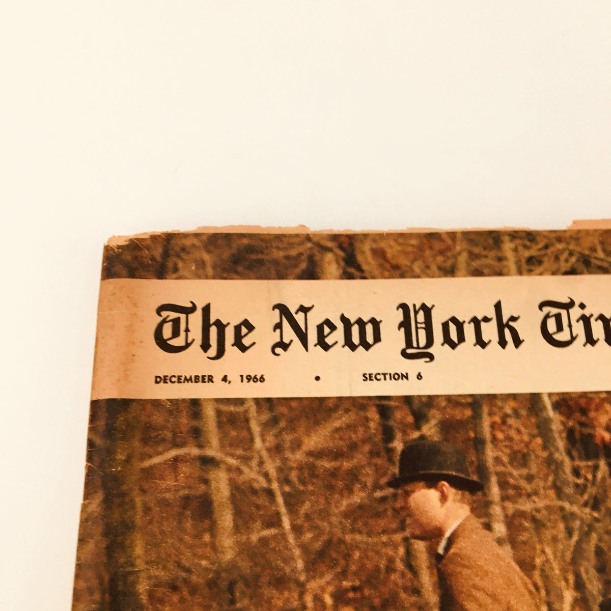 The New York Times Magazine December 4 1966 cover featuring the iconic title and date, showcasing vintage journalism and history.