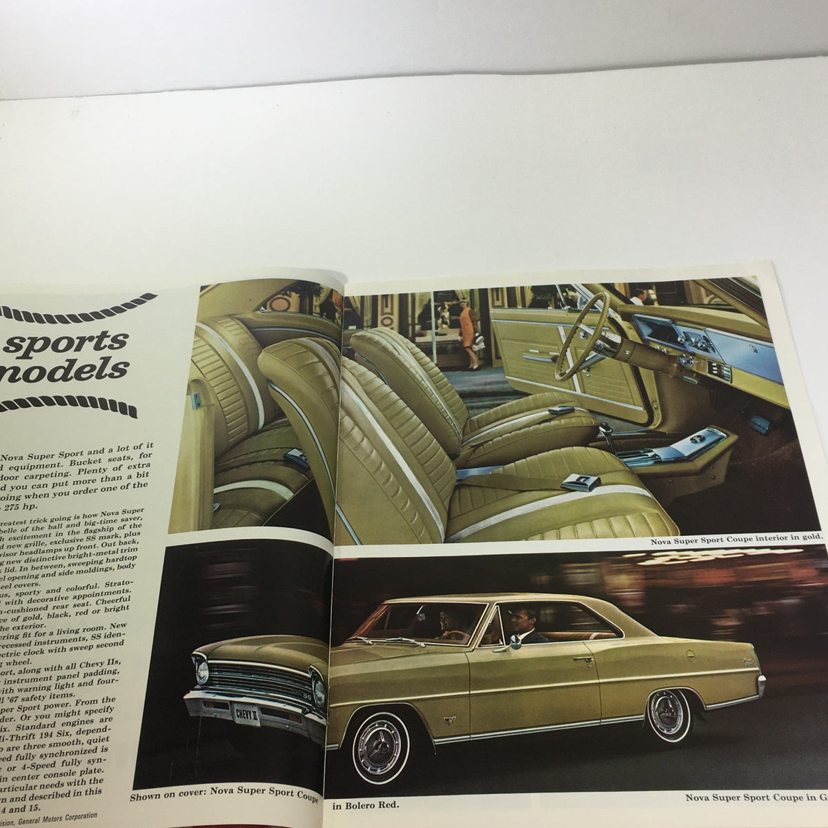 1967 Chevy II by Chevrolet Nova Super Sport Coupe 4-Speed Car Catalog Brochure