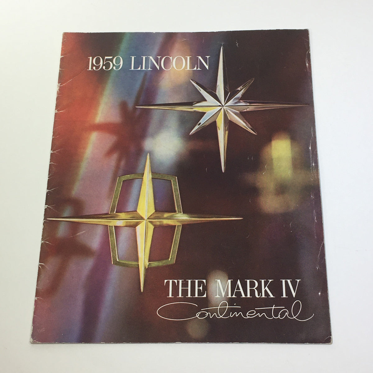 1959 Lincoln The Mark IV Continental Turbo-Drive Transmission Catalog Brochure featuring iconic Lincoln emblem design.