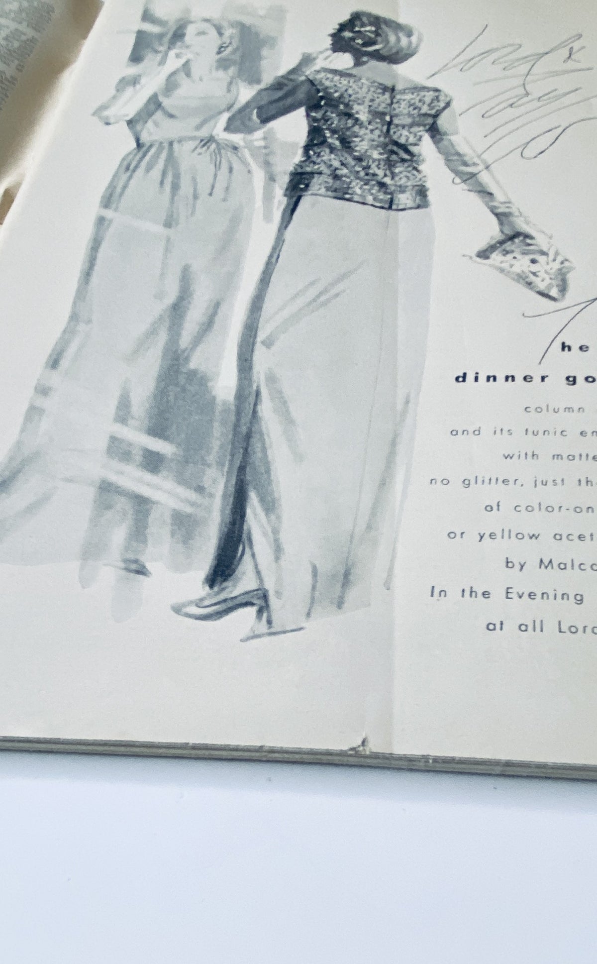 The New Yorker Magazine November 23, 1963, displaying a fashion feature illustration related to dinner gowns, capturing the elegance of the era.