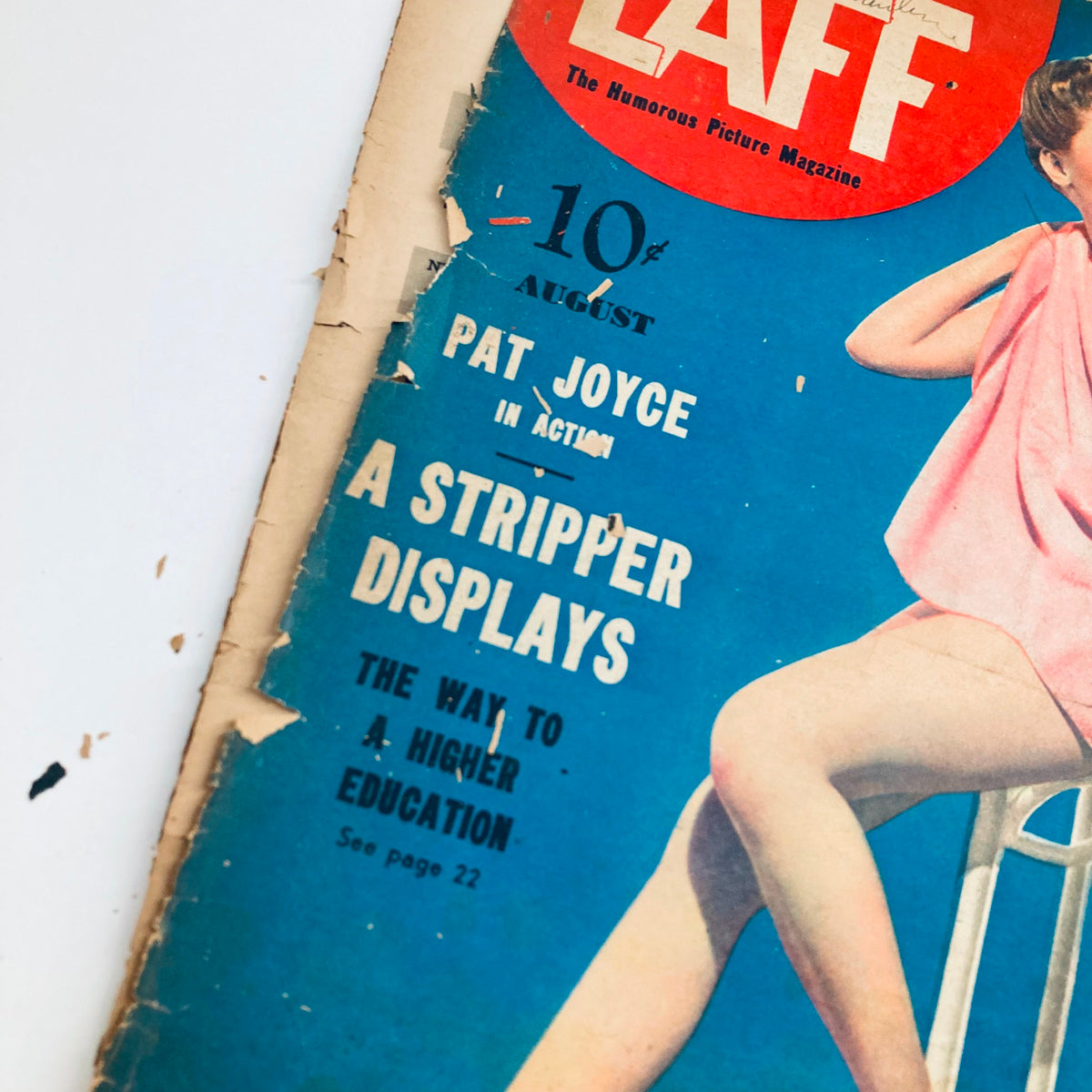Vintage Laff Magazine August 1942 Vol 3 No. 7 Ruth Woods Popular Model No Label