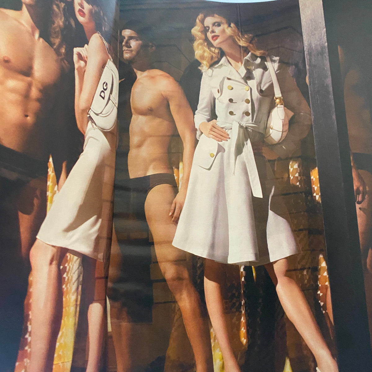 Fashion editorial spread from W Magazine January 2007, featuring models in high fashion attire, emphasizing the evolution of style with a focus on luxury brands.