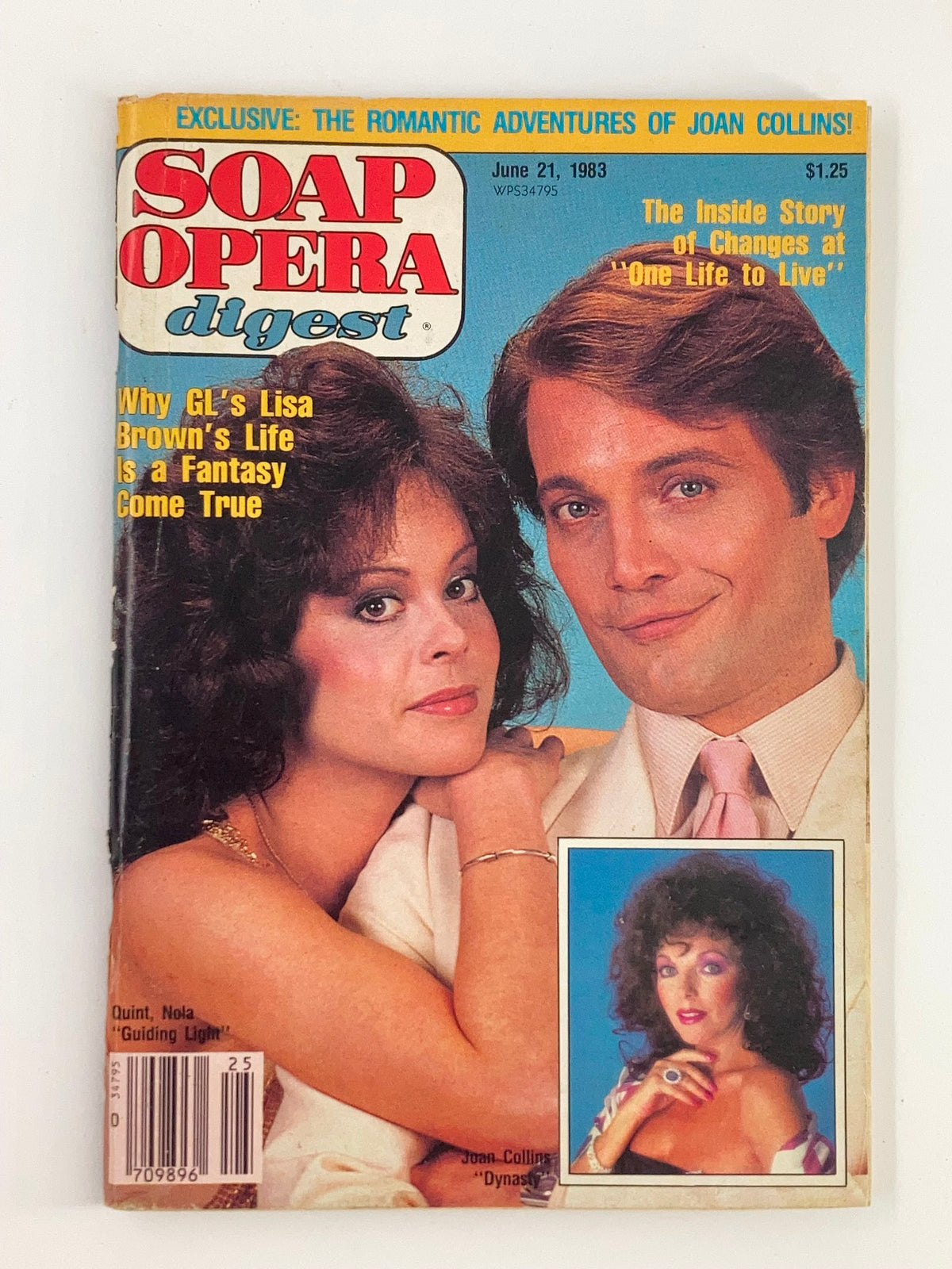 Cover of VTG Soap Opera Digest June 21 1983 featuring Lisa Brown and Michael Tylo, iconic stars from daytime television.