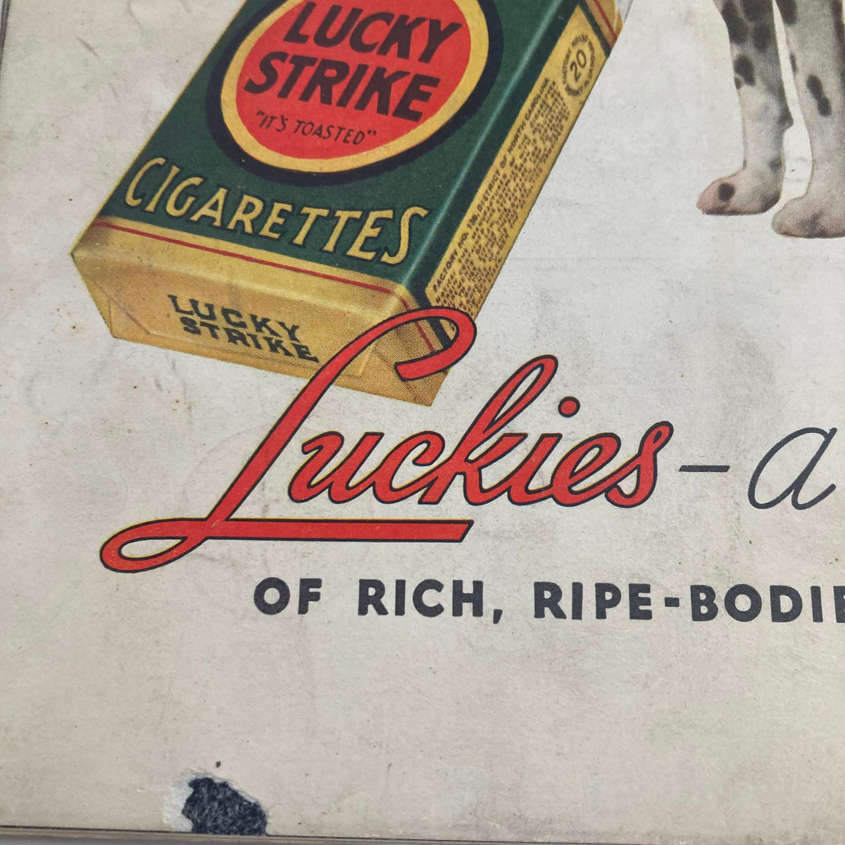 Cover image of VTG Life Magazine 1st Issue November 23 1936 featuring a vintage advertisement for Lucky Strike cigarettes.
