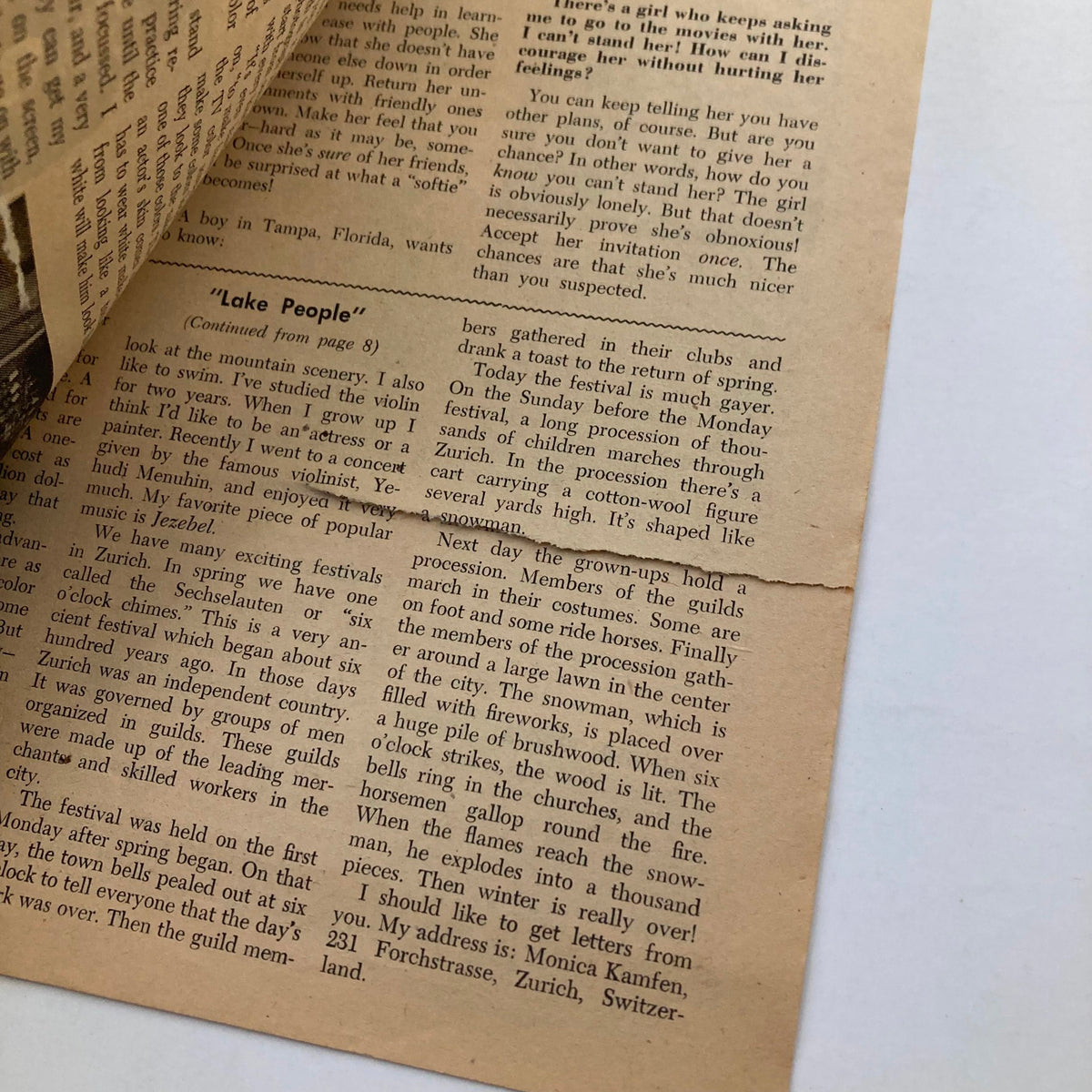 Vintage Junior Scholastic Magazine February 23 1955 Heller Halliday No Label
