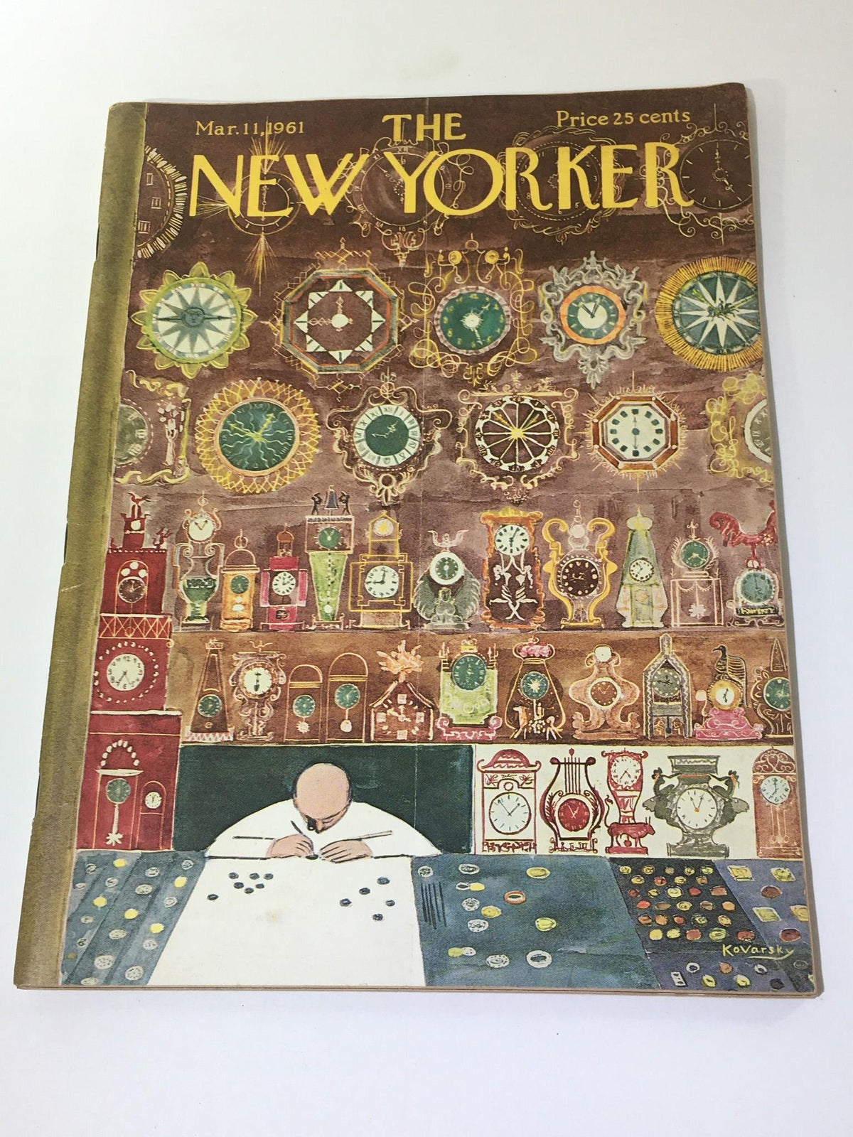 The New Yorker: March 11 1961 - Full Magazine/Theme Cover Anatol Kovarsky