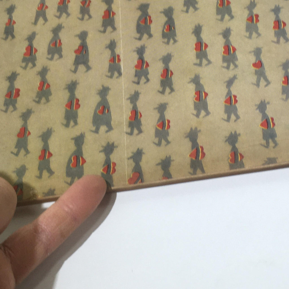 Interior detail of The New Yorker: February 14 1959 Full Magazine, displaying the unique theme cover design with animated figures.