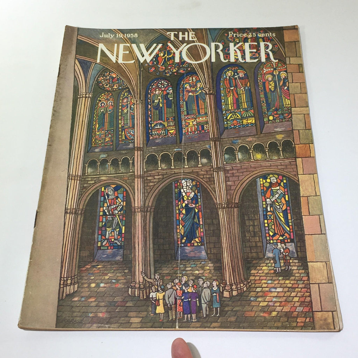 The New Yorker: July 19 1958 Full Magazine/Theme Cover Ilonka Karasz