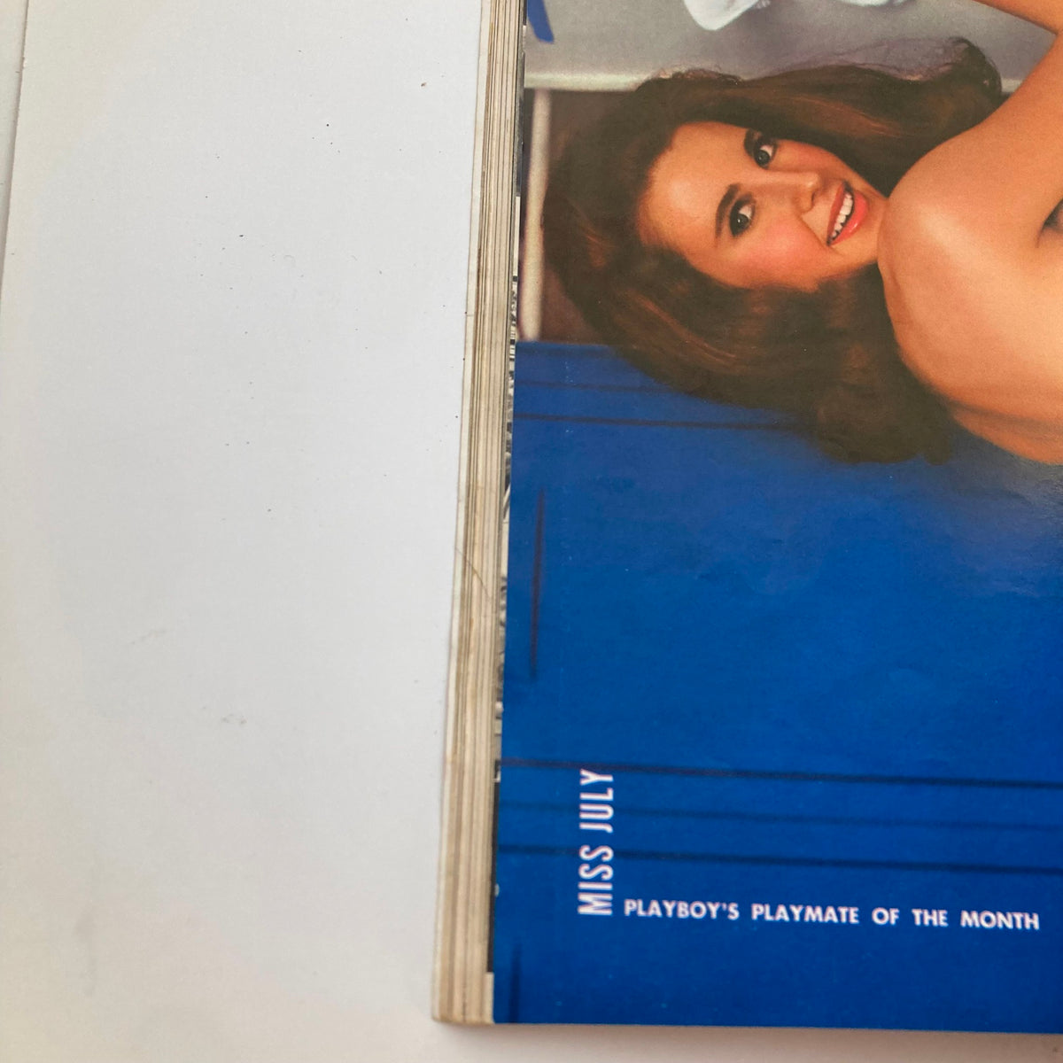 VTG Playboy Magazine July 1966 with focus on Tish Howard, Playboy's Playmate of the Month, illustrating vintage glamour.