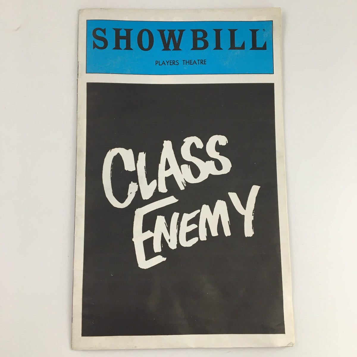 1980 Showbill for Players Theatre production of 'Class Enemy' featuring bold text design.