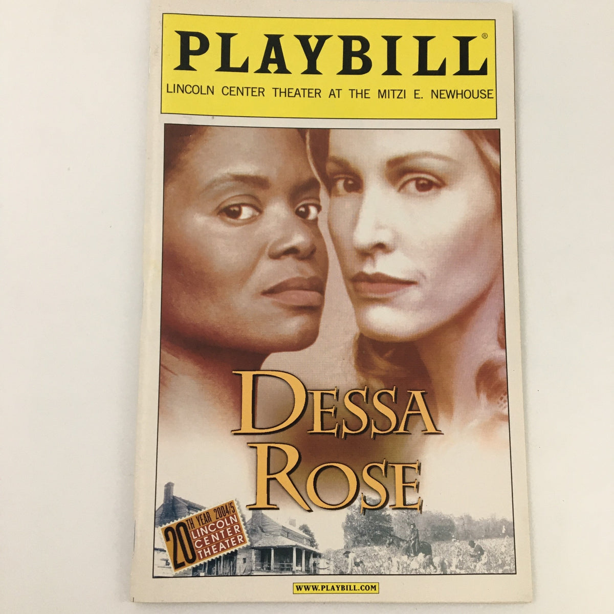 2005 Playbill for 'Dessa Rose' at the Mitzi E. Newhouse Theatre featuring prominent actors on the cover.