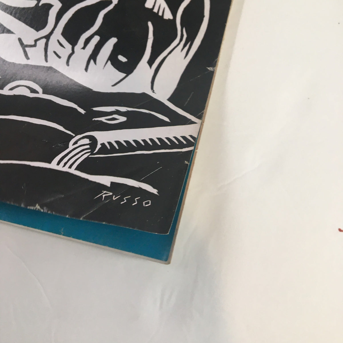 Close-up of the artwork on The New Yorker Full Magazine November 24, 2003 showcasing a stylized drawing by Anthony Russo.