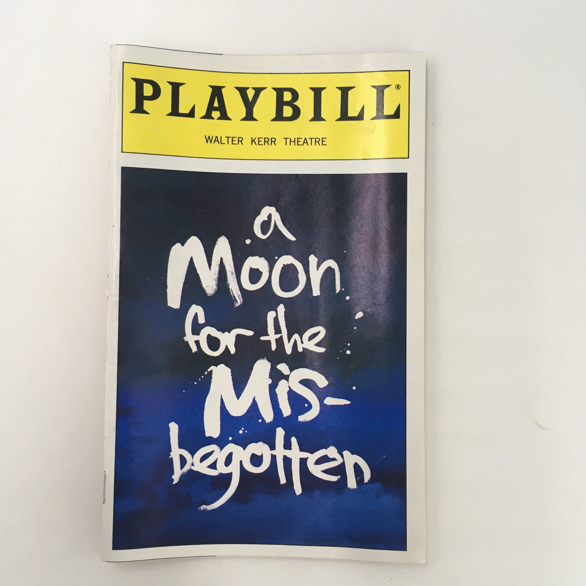2000 Playbill for 'A Moon For The Misbegotten' at Walter Kerr Theatre, featuring a distinctive cover design.