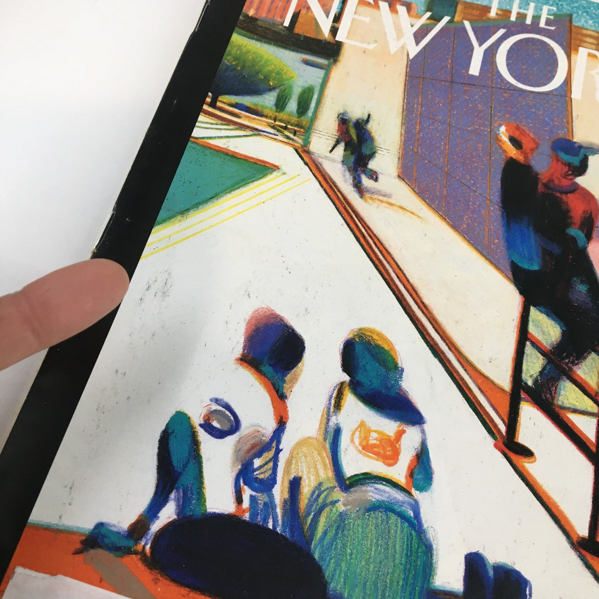 Cover detail of The New Yorker Full Magazine September 17 2007 titled 'Playground' by Lorenzo Mattotti, showcasing vibrant illustrations of children playing.