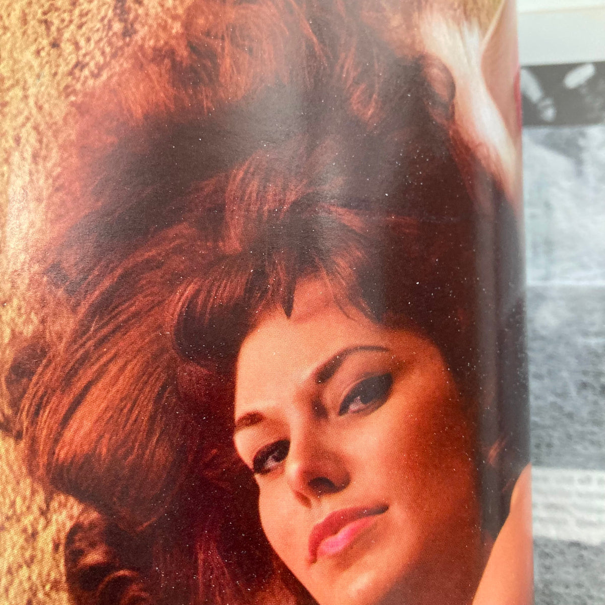 VTG Playboy Magazine November 1966 interior page displaying a close-up of Miss Lisa Baker, emphasizing the beauty and artistry of vintage photography.