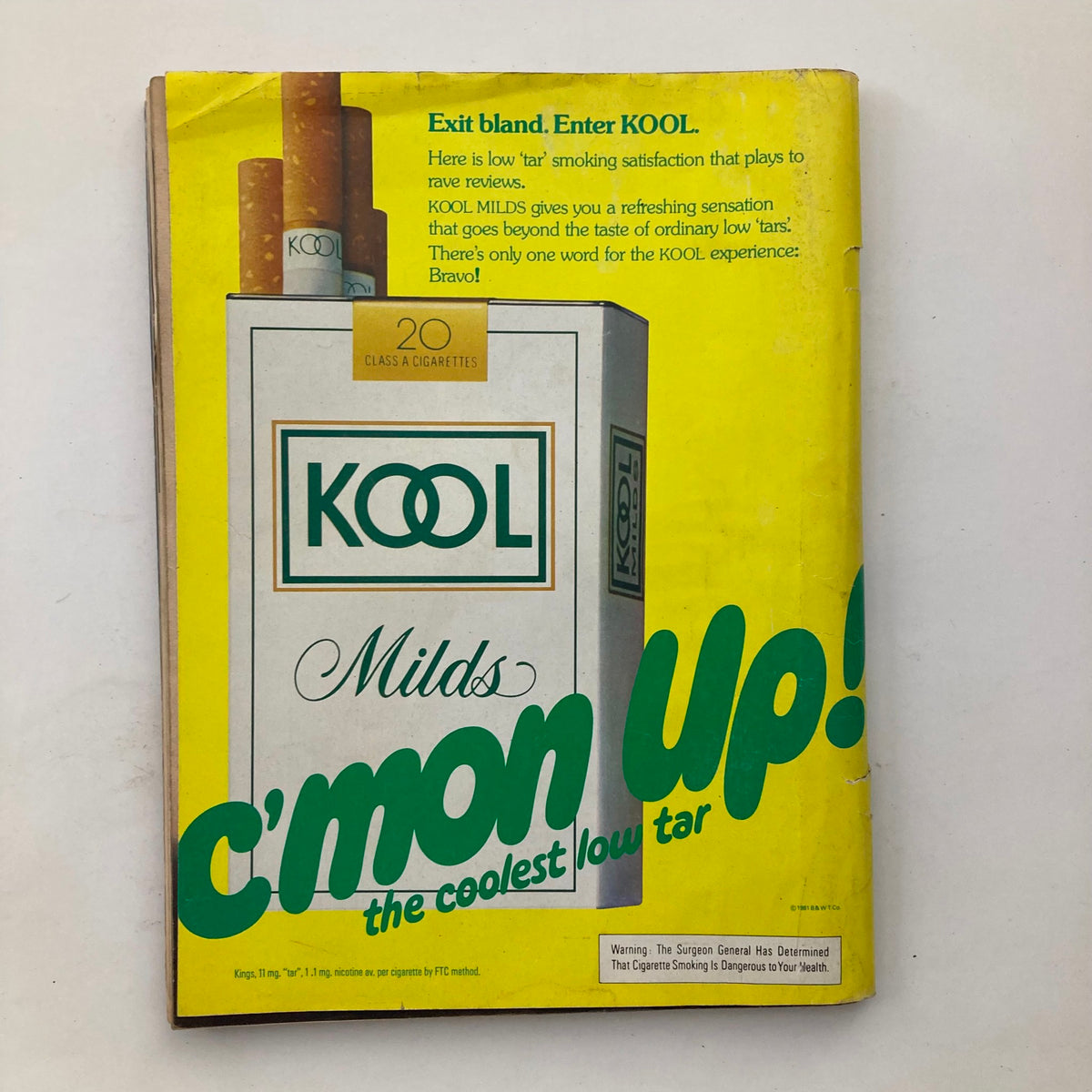 Cover of the VTG Playboy Magazine March 1981 featuring Kymberly Herrin, showcasing vintage design with a KOOL cigarette advertisement on the back.