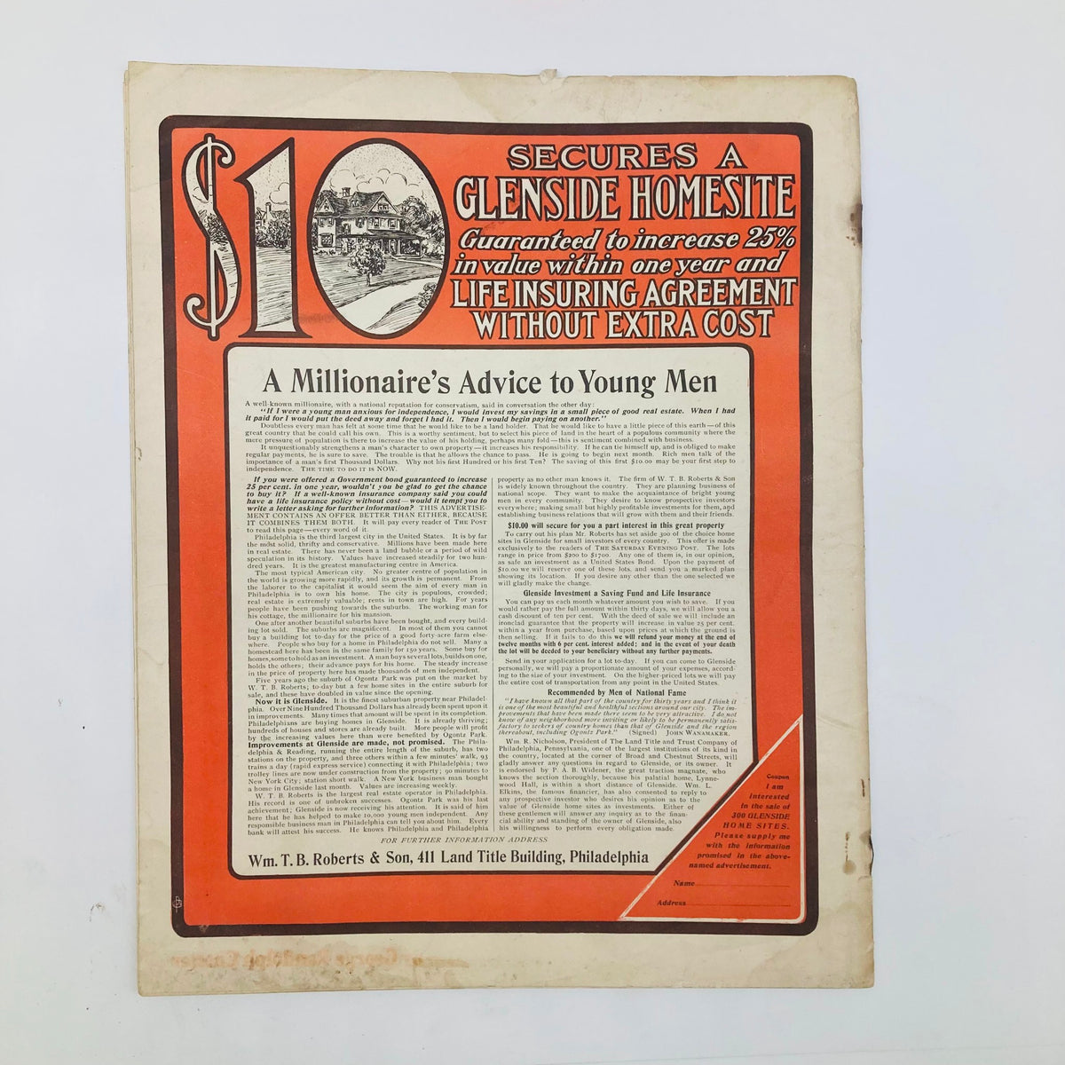 Saturday Evening Post Cover March 7 1903 featuring Franklin's Good Interior, showcasing vintage design and historical significance.