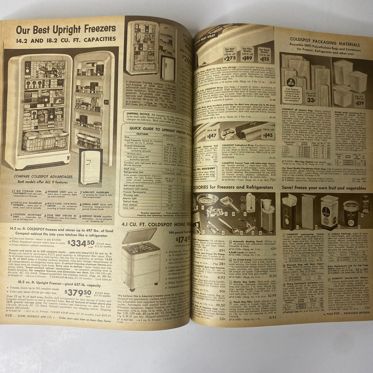 1955 Sears Roebuck and Co. Fall and Winter Catalog