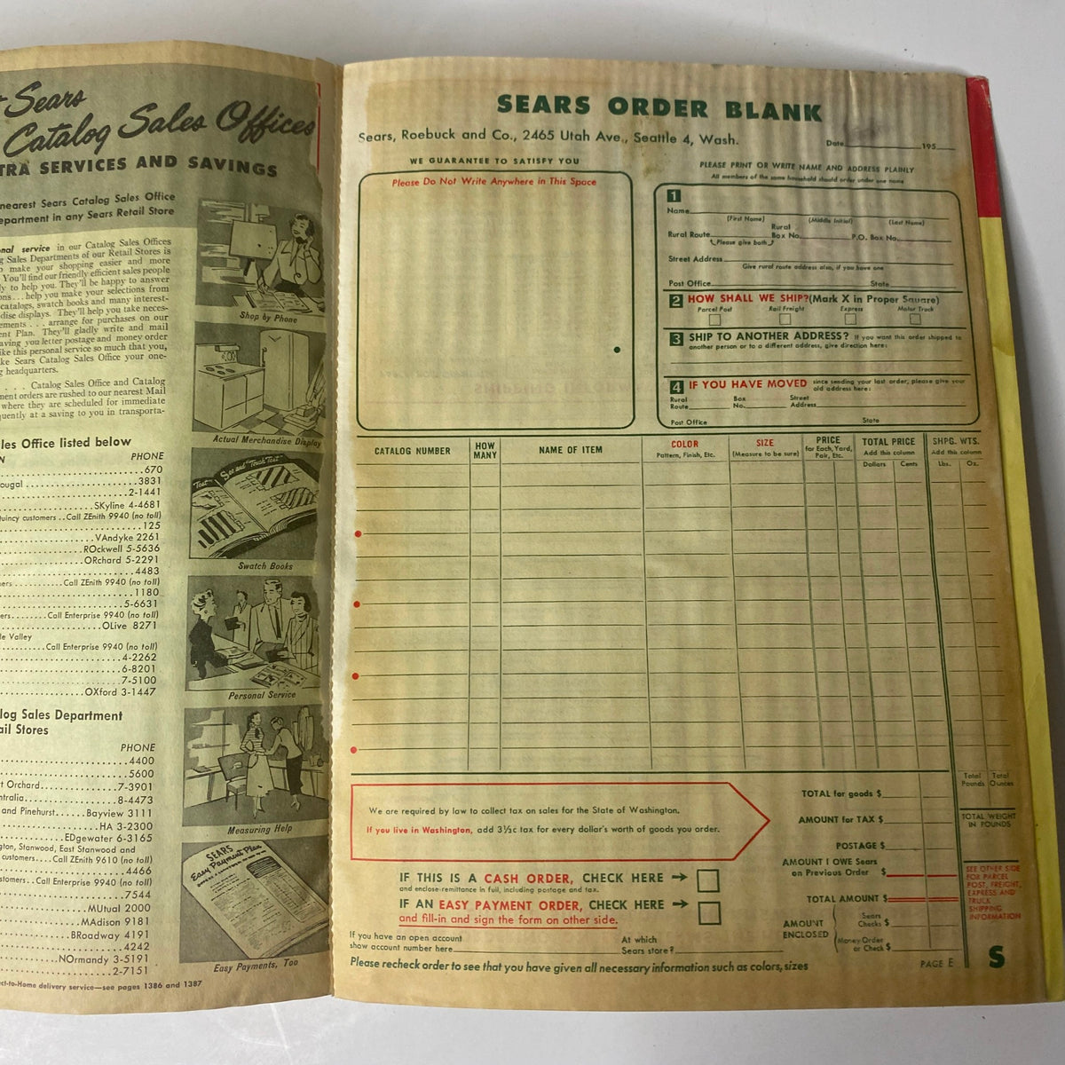 1955 Sears Roebuck and Co. Fall and Winter Catalog